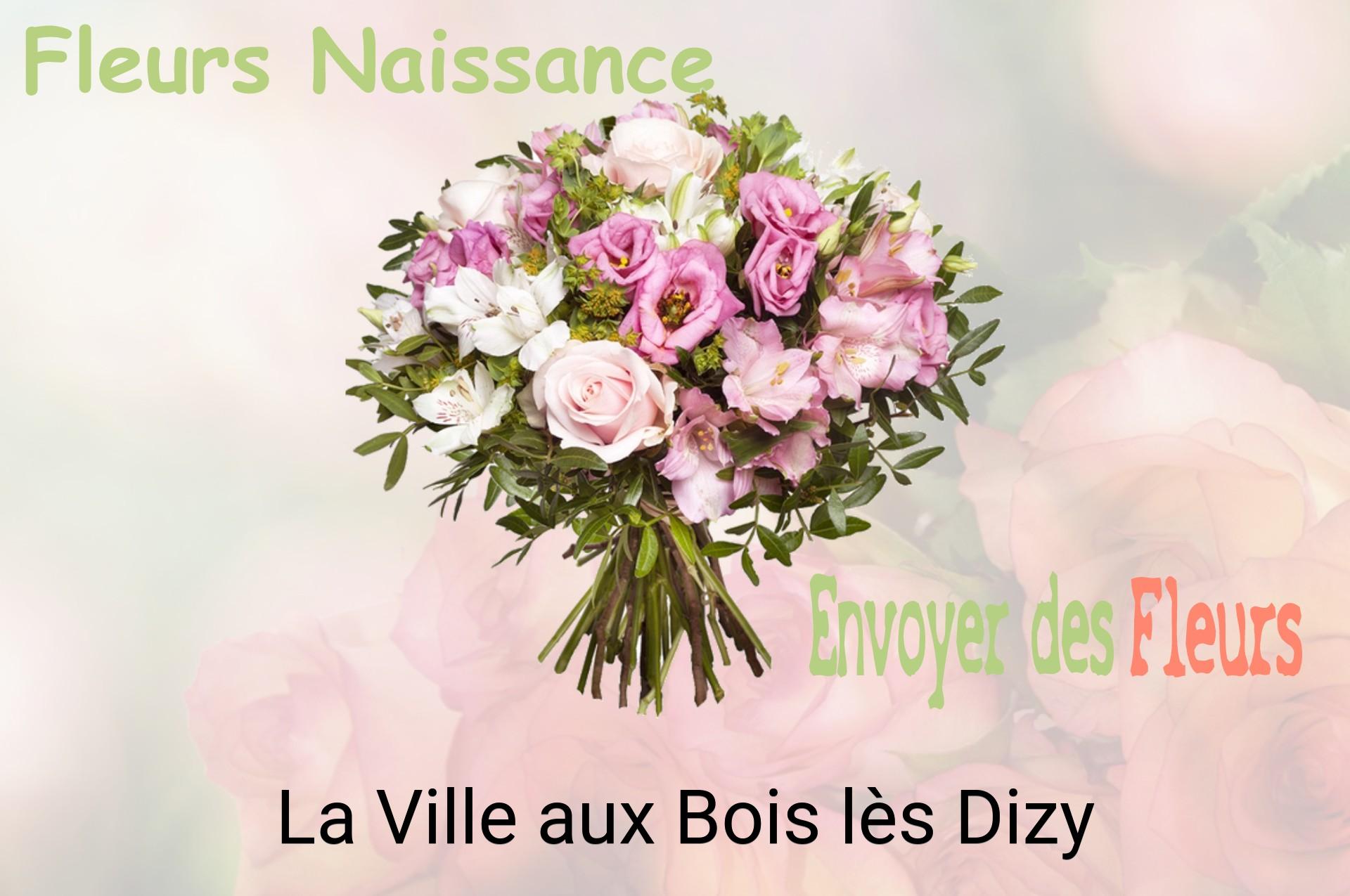 Bouquet de fleurs de naissance livré à La Ville-aux-Bois-lès-Dizy